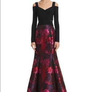 Size 2 Xscape Cold Shoulder Mermaid Tail Gown